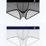 Men’s Sheer Mesh Trunks with U-Shaped Support Pouch