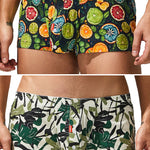 2 Pack Men's Printed Pure Cotton Trunks