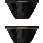 2 Pack Men's U-Pouch Gym Fitness Breathable Cotton Briefs