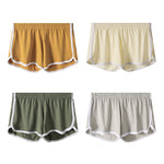 4 Pack Men's Mid-Rise Breathable Cotton Skin-Friendly Boxers Shorts