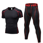 Men's Full Coverage Mesh Panel Quick-Dry Fabric Odor-Control Tops & Tights