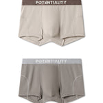 2 Pack Men's Mid-Rise Ultra-Soft Modal Antibacterial High-Stretch Trunks