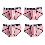 4-pack Men's Ultra-Soft Breathable Cotton High-Stretch Briefs 