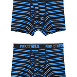 2 Pack European Luxury Brand Personalized Striped Men's Underwear