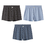 3 Pack Men's Day-Long Comfort Cooling Airflow Ultra-Soft Home Shorts