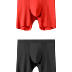 2 Pack Men’s Long Athletic Boxer Briefs