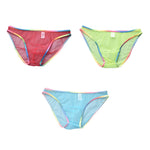 3-pack Men's Ultra-sheer Rainbow-edge Mesh Briefs