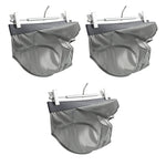 3 Pack Men's Low-Rise Mesh Briefs with Breathable Support & Convenience Fly