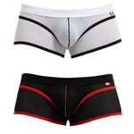 2 Pack Men's Odor-Control Breathable Mesh with U-Pouch Design Trunks