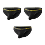 3 Packs of Men's Breathable Sports Ice Silk Seamless Briefs