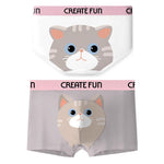 2 Pack Men's Ultra-Soft Cotton Seamless Comfort Stretch Fabric Briefs