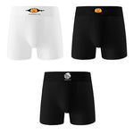 3 Pack Men's High-Rise Cotton Midway Briefs with Wide Waistband and Antibacterial Lining
