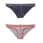 2 Pack Men's Sexy U Convex Pouch Bikini