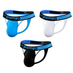 Men's Sexy Butt-Lifting Sporty U-Pouch Large Thong & Strings