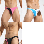 3 Pack Men's U-Pouch Breathable Nylon Briefs