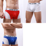 3 Pack Men's Minimalist Cool-Touch Cotton Trunks