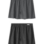 2 Pack Men's Loose Fit Ultra-Soft Cotton Comfy Loungewear Shorts