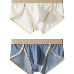 2 Pack Men's Breathable High-Stretch Seamless Comfort Odor-Control Briefs