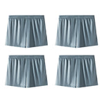 4 Pack Men's Luxury Soft Loose Fit Skin-Friendly Home Shorts