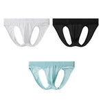 3 Pack Men's Sexy Mesh Transparent Big Pouch Jockstrap