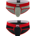 2-pack Men's Loose Cotton Sports Briefs