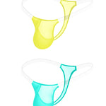 2 Pack Men's Seamless Semi-Transparent Thongs