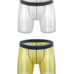 2 Pack Men’s Breathable Athletic Mesh Boxer Briefs
