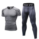 Men's Full Coverage Mesh Panel Quick-Dry Fabric Odor-Control Tops & Tights