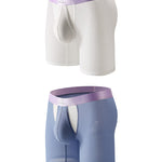 2 Pack Men's Anti-Chafing Side Vent & Separate Pouch Midway Briefs