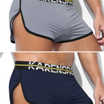 2 Pack Men's Comfortable Lounge Sport Boxer Briefs
