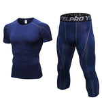 Men's PRO Compression Stretch Fit Quick-Dry Training Lightweight Tops & Tights