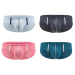 4 Pack Men’s Low-rise Breathable Mesh Briefs