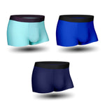 3 Pack Men’s Seamless U Convex Pouch Trunks