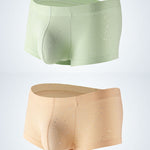 2-pack Men's Sexy Shiny Pouch Boxer Briefs