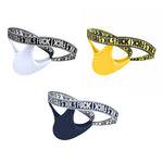 3 Pack Men's Low-Rise Stretch Thongs – Contour U-Pouch Comfort Fit