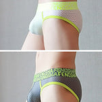 2 Pack Men's Breathable Youth U-Convex Pouch Briefs