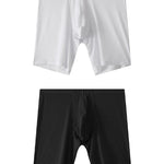 2 Pack Men's Mesh Transparent Sports Fitness Loose Boxer Briefs