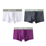 3 Pack Men’s Breathable Trunks with Front Pouch
