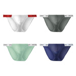 4 Pack Men’s Large Pouch Tight Stretchy Bikini
