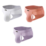 3 Pack Men's Seamless Comfort Sporty Cut Stretch Fit Briefs