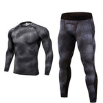 Men's Moisture-Wicking Lining No-Roll Waistband Full Coverage Activewear Tops & Tights