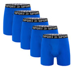 5 Pack Men's Fly Opening All-Day Freshness Zero-Irritation Snug Fit Comfy Boxers Briefs