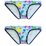 2-pack Men's Breathable Sports Cartoon Print Bikini