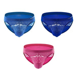 3 Pack Men's Cooling Airflow Sexy Shape-Retaining Stretch Fit Briefs