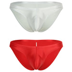 2 Pack Men's Slim Fit with U-Pouch Sexy Smooth Touch Briefs
