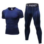 Men's Full Coverage Mesh Panel Quick-Dry Fabric Odor-Control Tops & Tights