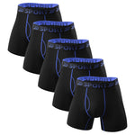 5 Packs of Men's Sports Fitness Training Quick-drying Tight Shorts