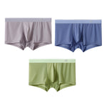 3 Pack Men’s Comfy U Convex Pouch Trunks