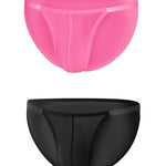 Sexy Spliced Transparent Belt Bikini For Men
