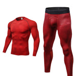 Men's Moisture-Wicking Lining No-Roll Waistband Full Coverage Activewear Tops & Tights